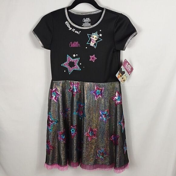 LOL Surprise Sequined Girl's Dress - Picture 1 of 8